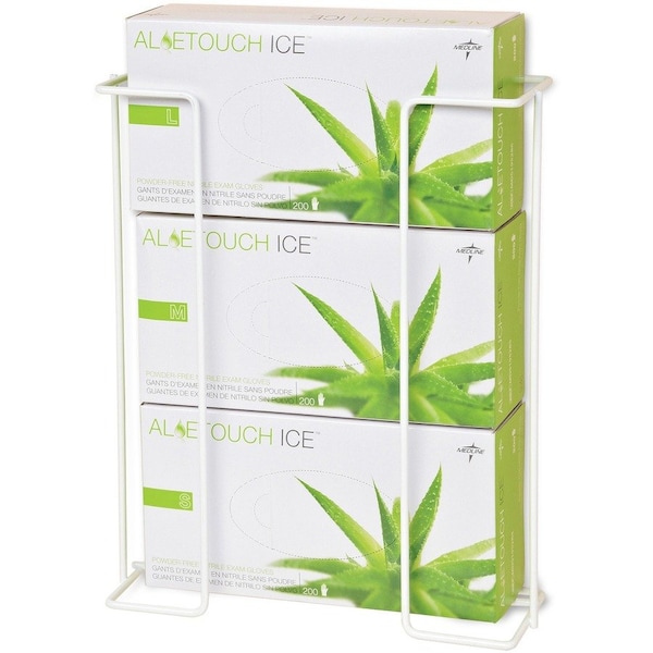 Medline Wire Glove Dispenser Box Holder, Horizontal, Triple, 2/PK, WE, PK2 MIIMDS193094 - main